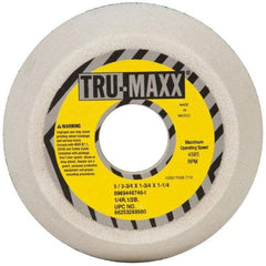 Tru-Maxx - 5" Diam, 1-3/4" Hole Size, 1-3/4" Overall Thickness, 46 Grit, Type 11 Tool & Cutter Grinding Wheel - Coarse Grade, Aluminum Oxide, I Hardness, 4,585 RPM - A1 Tooling