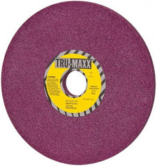 Tru-Maxx - 8" Diam x 1-1/4" Hole x 1/2" Thick, H Hardness, 46 Grit Surface Grinding Wheel - Aluminum Oxide, Type 1, Coarse Grade, 3,105 Max RPM, No Recess - A1 Tooling