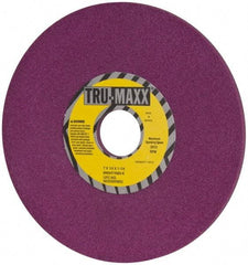 Tru-Maxx - 7" Diam x 1-1/4" Hole x 1/4" Thick, K Hardness, 80 Grit Surface Grinding Wheel - Aluminum Oxide, Type 1, Medium Grade, 3,600 Max RPM, No Recess - A1 Tooling