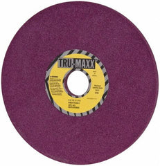 Tru-Maxx - 8" Diam x 1-1/4" Hole x 1/2" Thick, I Hardness, 60 Grit Surface Grinding Wheel - Aluminum Oxide, Type 1, Medium Grade, 3,600 Max RPM, No Recess - A1 Tooling