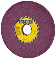 Tru-Maxx - 7" Diam x 1-1/4" Hole x 1/2" Thick, K Hardness, 46 Grit Surface Grinding Wheel - Aluminum Oxide, Type 1, Coarse Grade, 3,600 Max RPM, No Recess - A1 Tooling