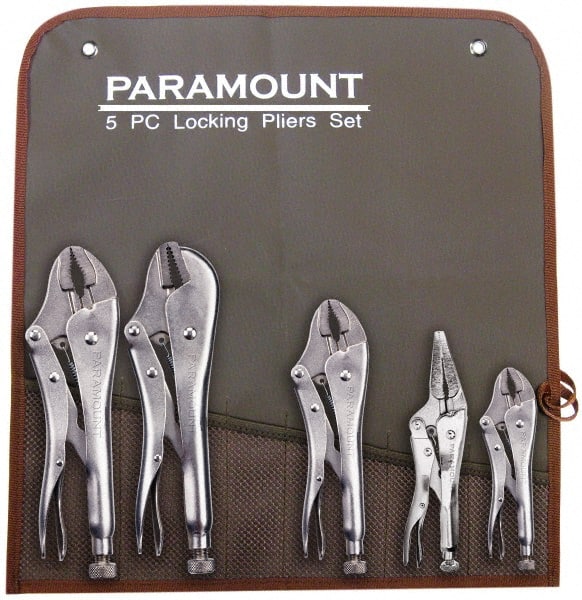 Paramount - 5 Piece Locking Plier Set - A1 Tooling