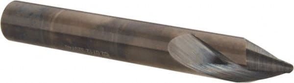 Accupro - 3/8" Body Diam, 60°, 3" OAL, Solid Carbide Spotting Drill - A1 Tooling