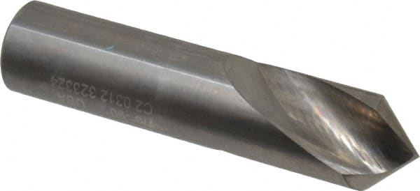 Accupro - 7/8" Body Diam, 90°, 4" OAL, Solid Carbide Spotting Drill - A1 Tooling