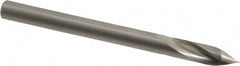 Accupro - 4mm Body Diam, 60°, 51mm OAL, Solid Carbide Spotting Drill - A1 Tooling