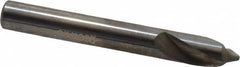 Accupro - 8mm Body Diam, 90°, 63mm OAL, Solid Carbide Spotting Drill - A1 Tooling