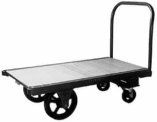 Fairbanks - 2,800 Lb Capacity Steel Platform Truck - Hardwood Deck, 36" OAW - A1 Tooling