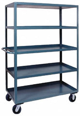 Standard Utility Cart: Steel Steel, 5 Shelves