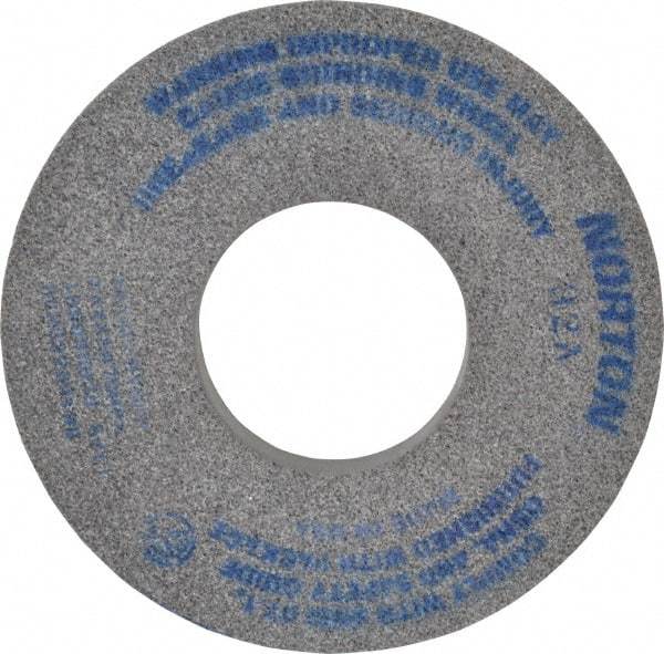 Norton - 12" Diam x 5" Hole x 1-1/2" Thick, H Hardness, 46 Grit Surface Grinding Wheel - Aluminum Oxide, Type 5, Coarse Grade, 2,070 Max RPM, Vitrified Bond, One-Side Recess - A1 Tooling