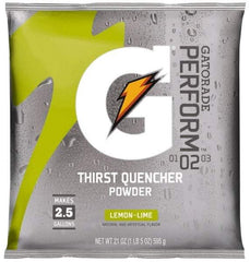 Gatorade - 21 oz Pack Lemon-Lime Activity Drink - Powdered, Yields 2.5 Gal - A1 Tooling