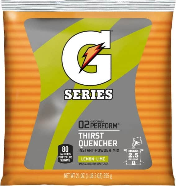 Gatorade - 21 oz Pack Lemon-Lime Activity Drink - Powdered, Yields 2.5 Gal - A1 Tooling