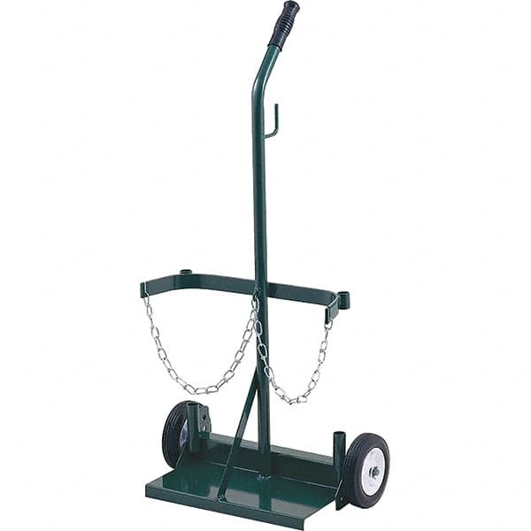 Harper Trucks - 39-1/2" OAH Hand Truck - Single Grip Handle, Semi-Pneumatic Wheels - A1 Tooling