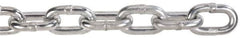 Peerless Chain - 63 Ft. Long, 2650 Lbs. Load Capacity, Carbon Steel Proof Coil Chain - 3 Grade, 1.356 Inch Inside Long x 0.569 Inch Inside Wide - A1 Tooling