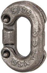 Campbell - Clear Carbon Steel Connecting Link - 5/16" Diameter, 2,000 Lb Load Limit - A1 Tooling