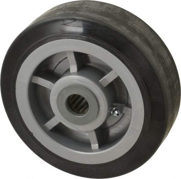 Fairbanks - 6 Inch Diameter x 2 Inch Wide, Polyurethane Caster Wheel - 750 Lb. Capacity, 2-3/16 Inch Hub Length, 3/4 Inch Axle Diameter, Roller Bearing - A1 Tooling