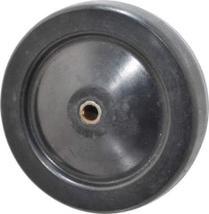 Value Collection - 5 Inch Diameter x 1-1/4 Inch Wide, Solid Rubber Caster Wheel - 260 Lb. Capacity, 1-1/2 Inch Hub Length, 3/8 Inch Axle Diameter, Plain Bearing - A1 Tooling