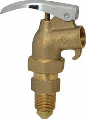 Value Collection - 3/4" NPT Brass Adjustable Drum Faucet - FM Approved, Internal Arrester, Self Closing - A1 Tooling