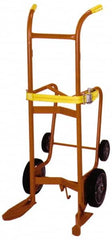 Wesco Industrial Products - 1,000 Lb Load Capacity, 55 Gal Drum Hand Truck - 23-3/4" Wide x 57-1/2" High, 4 Wheels - A1 Tooling