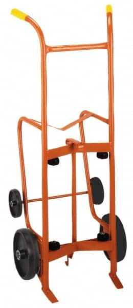 Wesco Industrial Products - 1,000 Lb Load Capacity, 55 Gal Drum Hand Truck - 24" Wide x 56" High, 4 Wheels - A1 Tooling