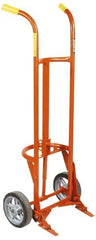 Wesco Industrial Products - 1,000 Lb Load Capacity, 55 Gal Drum Hand Truck - 24" Wide x 58" High, 4 Wheels - A1 Tooling