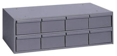 Durham - 8 Drawer, Small Parts Steel Storage Cabinet - 11-5/8" Deep x 22-3/4" Wide x 7-3/8" High - A1 Tooling