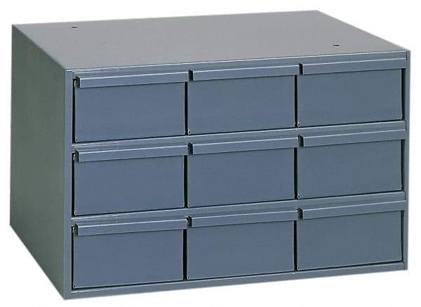 Durham - 9 Drawer, Small Parts Steel Storage Cabinet - 11-5/8" Deep x 17-1/4" Wide x 10-7/8" High - A1 Tooling