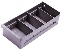 Durham - 11-3/4" Deep, Gray Steel Drawer Bin - 2-3/4" High x 5-3/8" Wide x 11-3/4" Long - A1 Tooling