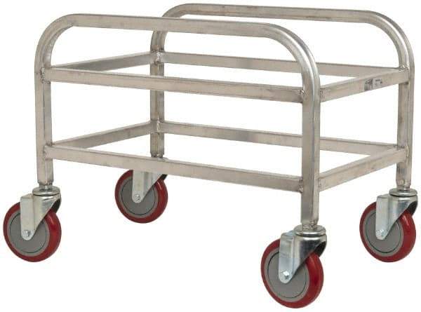 Win-Holt - 16" Wide x 24" Long x 19" High Tote Cart - 1 Slot, 1 Tote, Aluminum - A1 Tooling