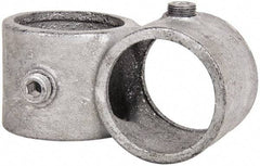 Kee - 2" Pipe, Crossover, Malleable Iron Cross Pipe Rail Fitting - Galvanized Finish - A1 Tooling