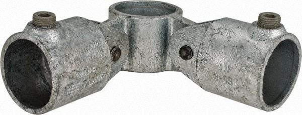 Kee - 1-1/2" Pipe, Malleable Iron Swivel Socket Pipe Rail Fitting - Galvanized Finish - A1 Tooling