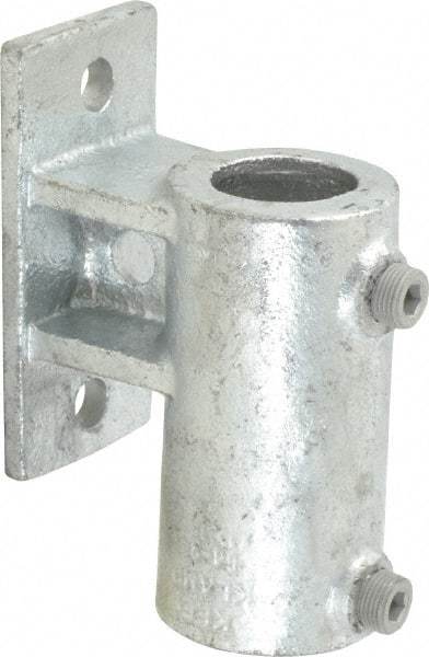 Kee - 1-1/2" Pipe, Malleable Iron Rail Base Pipe Rail Fitting - Galvanized Finish - A1 Tooling