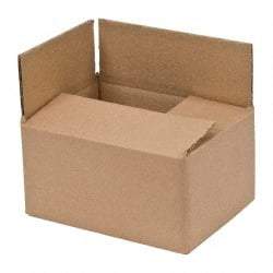 Made in USA - 6" Wide x 8" Long x 4" High Corrugated Shipping Box - Brown, 200 Lb Capacity - A1 Tooling