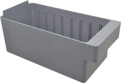 Quantum Storage - 11-5/8" Deep, Gray High-Impact Polystyrene Drawer Bin - 4-5/8" High x 5-9/16" Wide x 11-5/8" Long - A1 Tooling