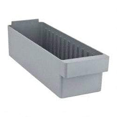 Quantum Storage - 17-5/8" Deep, Gray High-Impact Polystyrene Drawer Bin - 4-5/8" High x 5-9/16" Wide x 17-5/8" Long - A1 Tooling