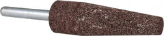 Grier Abrasives - 3/4 x 2-1/2" Head Diam x Thickness, A1, Cone, Aluminum Oxide Mounted Point - A1 Tooling