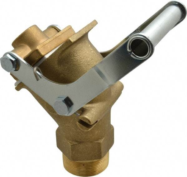 Value Collection - 2" NPT Brass Rigid Drum Gate Valve - No Arrester, Self Closing - A1 Tooling