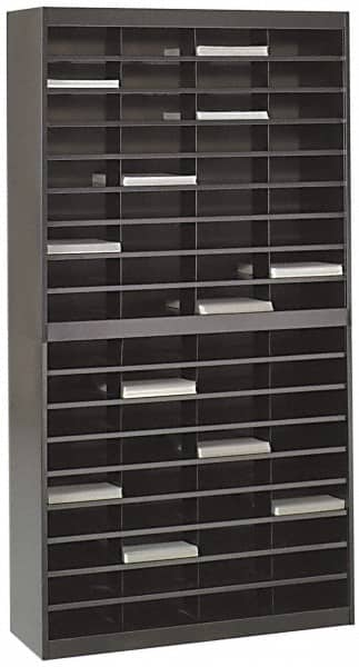 Safco - Deluxe Document Organizer - 72 Compartments, 9" Wide x 3" High x 12-1/4" Deep Compartment - A1 Tooling