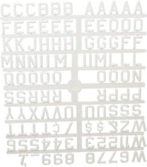 Ghent - Plastic Letter Kits Type: Reusable Letters Display Size: 3/4 (Inch) - A1 Tooling