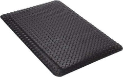 Wearwell - 3' Long x 2' Wide, Dry Environment, Anti-Fatigue Matting - Black, Vinyl with Nitrile Blend Base, Beveled on 4 Sides - A1 Tooling