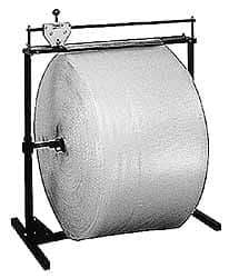 Value Collection - 40" Wide, Roll Storage Stands - Holds up to 48" Diameter Rolls, up to 300 Lb Max - A1 Tooling