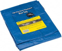 Value Collection - 12' Long x 10' Wide Polyethylene Tarp & Dust Cover - Blue - A1 Tooling