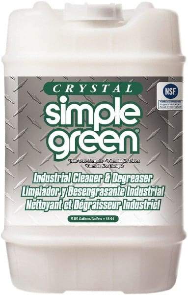 Simple Green - 5 Gal Bucket Cleaner/Degreaser - Liquid, Biodegradable, Concentrated, Unscented - A1 Tooling