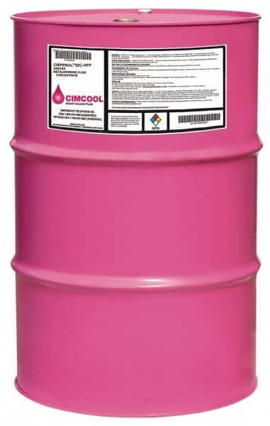 Cimcool - Cimstar 60C-HFP, 55 Gal Drum Cutting Fluid - Semisynthetic, For Boring, Drilling, Grinding, Milling, Reaming, Tapping, Turning - A1 Tooling