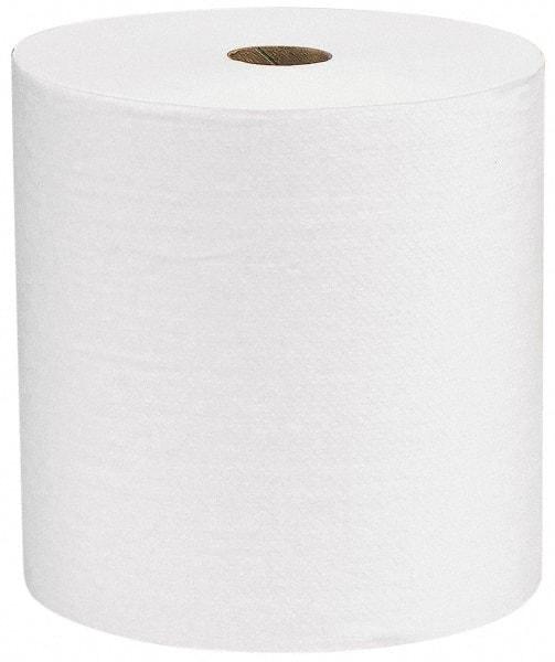 Kimberly-Clark Professional - Hard Roll of 1 Ply White Paper Towels - 8" Wide, 600' Roll Length - A1 Tooling