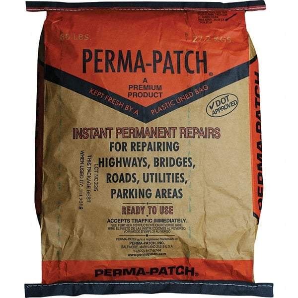 Perma-Patch - Drywall & Hard Surface Compounds Type: Permanent Asphalt Patch Material Color: Black - A1 Tooling