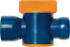 Loc-Line - 3/4" ID Coolant Hose NPT Valve - Female to Female Connection, Acetal Copolymer Body, NPT, Use with Loc-Line Modular Hose Systems - A1 Tooling