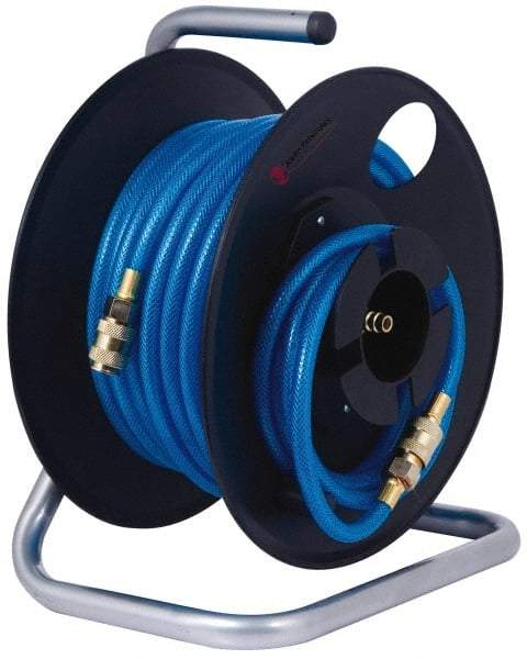 PRO-SOURCE - 100' Manual Hose Reel - 200 psi, Hose Included - A1 Tooling