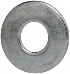 Value Collection - 7/8" Screw, Grade 2 Steel USS Flat Washer - 15/16" ID x 2-1/4" OD, 11/64" Thick, Zinc-Plated Finish - A1 Tooling