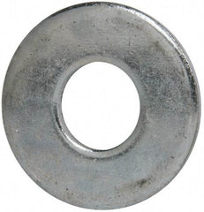 Value Collection - 1" Screw, Grade 2 Steel USS Flat Washer - 1.055" ID x 2.53" OD, 0.192" Thick, Zinc-Plated Finish - A1 Tooling