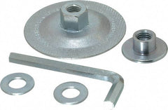 Norton - Grinding Wheel Adapter Kit - 1/16 to 1/4" Wheel Width, Right Handed - A1 Tooling